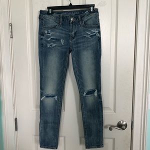 American Eagle ripped jeans